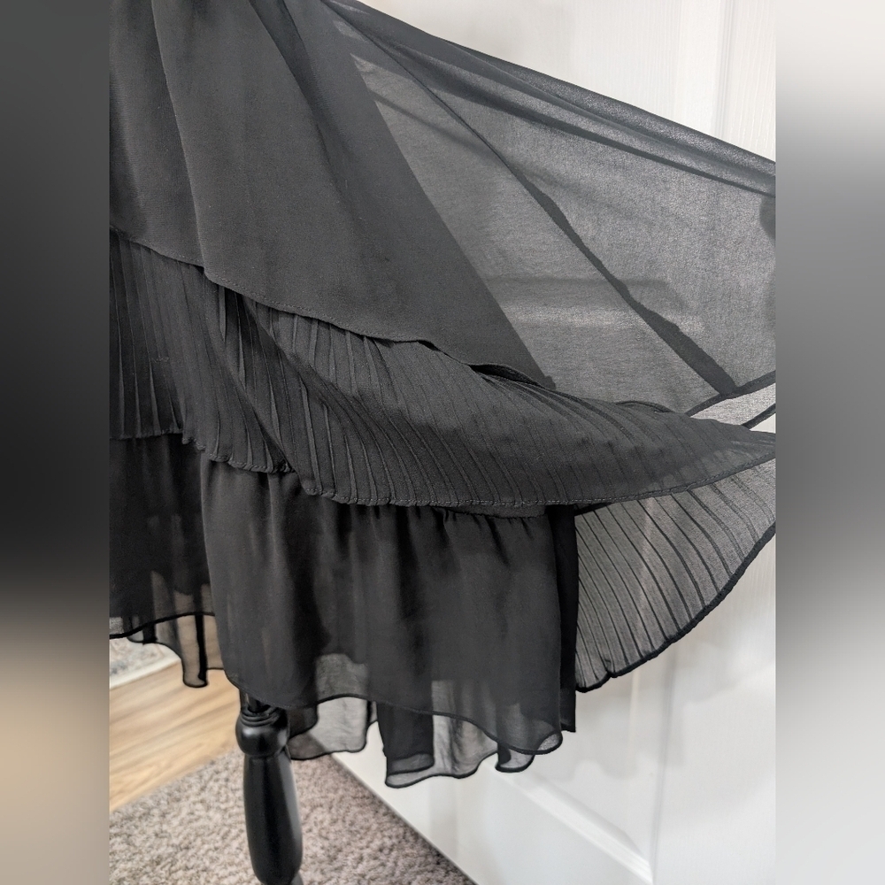 J. Blonde Black Ruffled High-Low Dress - Picture 8 of 10